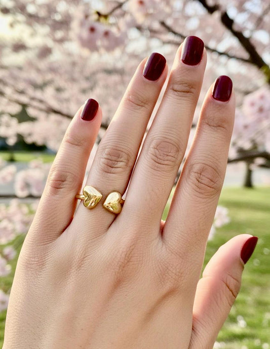 Heart Ring – Adjustable Open Design