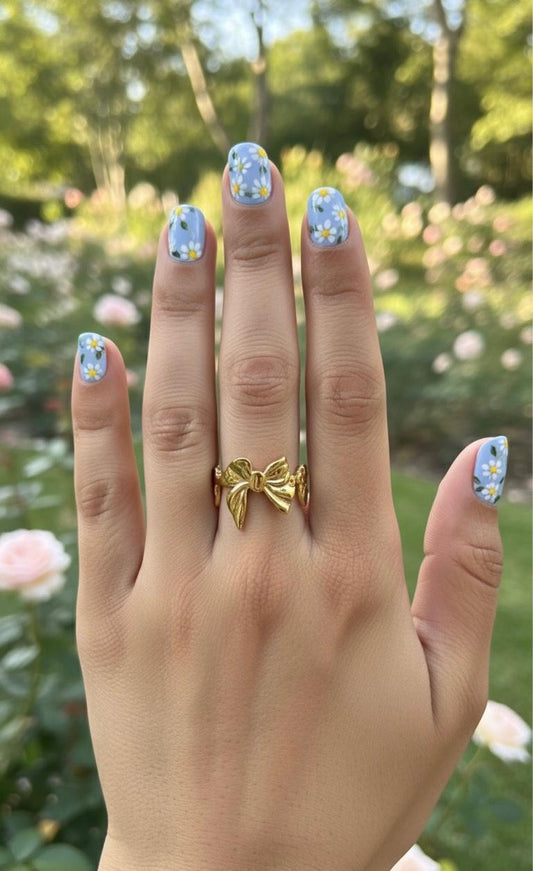Bow Ring – Adjustable Feminine Charm