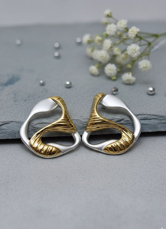 Gold & Silver Earrings
