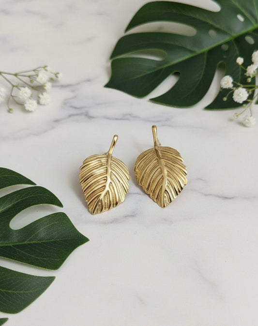 Leaf Statement Earrings