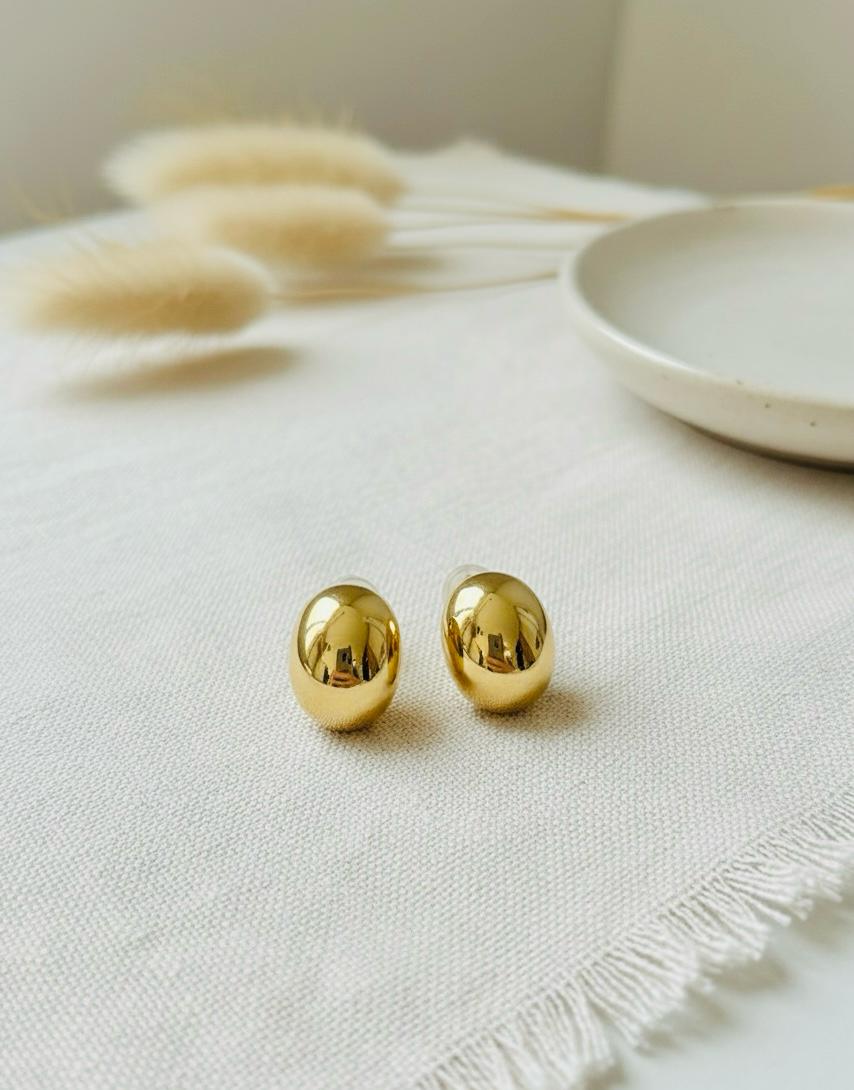 Dome Stud Earrings