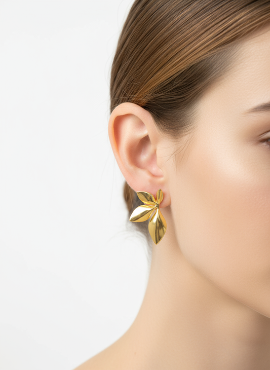 Leaf Drop Earrings